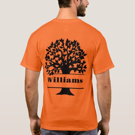 私の家族 Tシャツ (裏面)