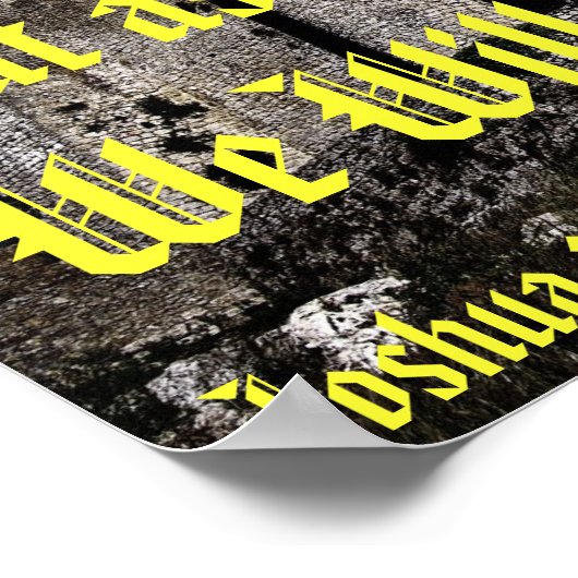 私の家。 ポスター (角)