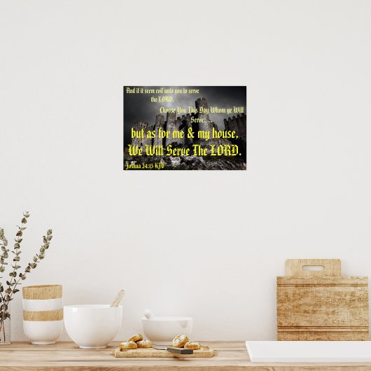 私の家。 ポスター (キッチン)