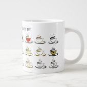 私の家 私のルール 私のコーヒー ジャンボコーヒーマグカップ (右)