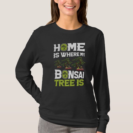 私の家My Bonsai Trees Cute Bonsai Japan Trees Tシャツ (正面)