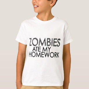私の宿題のゾンビ Tシャツ