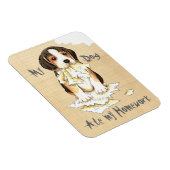 私の宿題食べが痛い マグネット (右側)