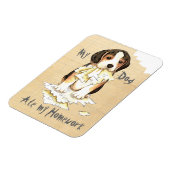 私の宿題食べが痛い マグネット (左側)