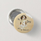 私の宿題食べが痛い 缶バッジ (正面&裏面)