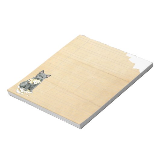 私の宿題食べのメモ帳 ノートパッド (回転)