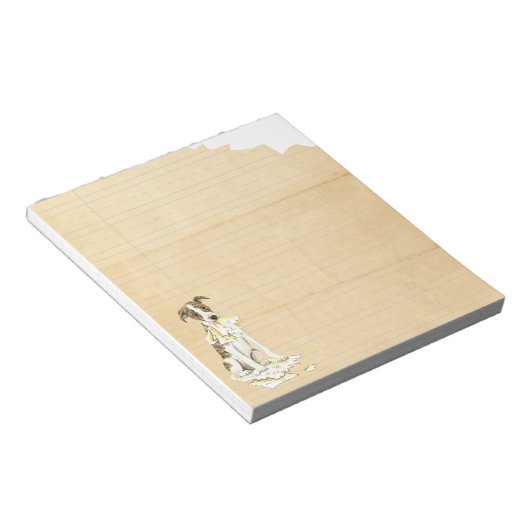 私の宿題食べを打ち据える ノートパッド (アングル)