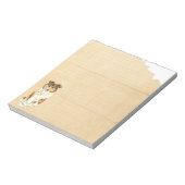 私の宿題食べを横に並べる ノートパッド (回転)