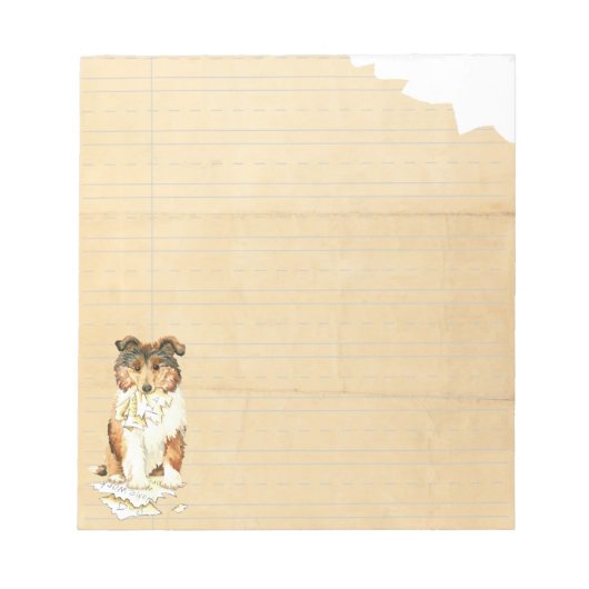 私の宿題食べを横に並べる ノートパッド (正面)