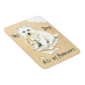 私の宿題食べを見る マグネット (右側)