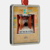 私の寺院は準備されます メタルオーナメント (右)