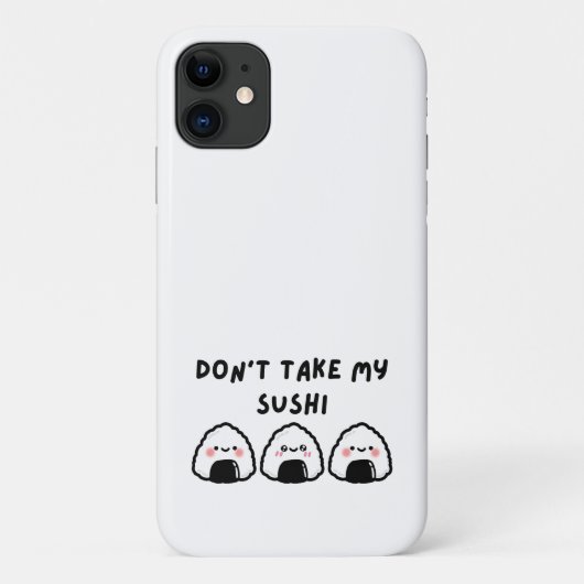 私の寿司を取らないで Case-Mate iPhoneケース (裏面)