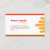 私の専有物は揚がります 名刺 (裏面)