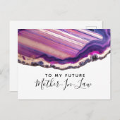 私の将来の姑はがき宝石に ポストカード (正面/裏面)