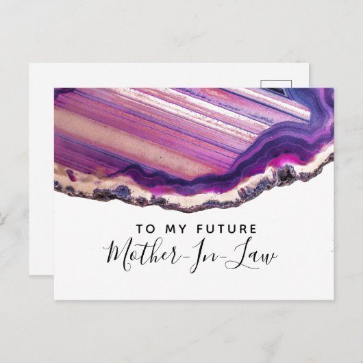 私の将来の姑はがき宝石に ポストカード (正面/裏面)