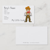 私の小さいカウボーイのお母さんカード コーリングカード (正面/裏面)