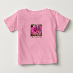 私の小さいスイートピーのTシャツ ベビーTシャツ