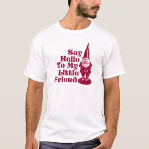 私の小さい友人の格言に挨拶して下さい Tシャツ
