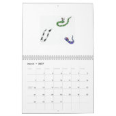 私の小さい大蛇のカレンダー カレンダー (3月 2027)