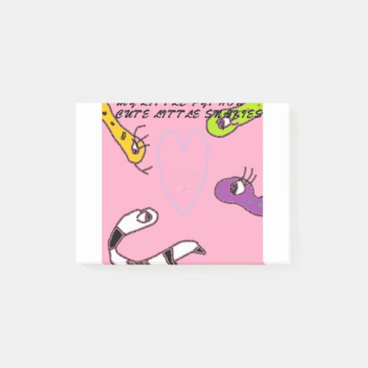 私の小さい大蛇のポスト・イット ポストイット (正面)