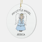 私の小さい天使 セラミックオーナメント (左)