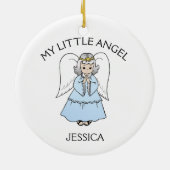 私の小さい天使 セラミックオーナメント (裏面)
