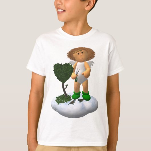 私の小さい天使: 庭師 Tシャツ (正面)