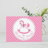 私の小さい子馬の招待状の写真カード1 招待状 (スタンド正面)