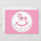 私の小さい子馬の招待状の写真カード5 招待状 (正面)