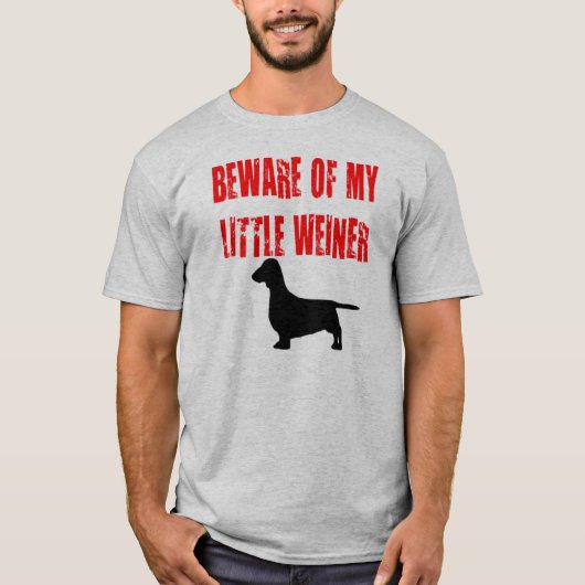 私の小さなウィーナー Tシャツ (正面)
