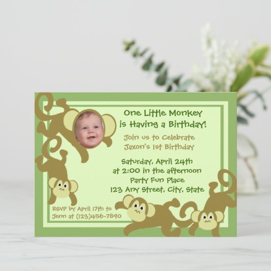 私の小さなサル 招待状 (スタンド正面)