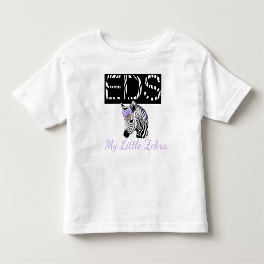 私の小さなゼブラEDSイーラー – ダロス症候群シャツ トドラーTシャツ (正面)