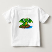 私の小さなドラゴン ベビーTシャツ (裏面)