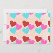 私の小さなバレンタイン妊娠の発表 シーズンカード (裏面)