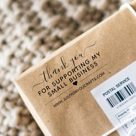 私の小さなビジネスウェブサイトを応援してくれてありがとう ラバースタンプ