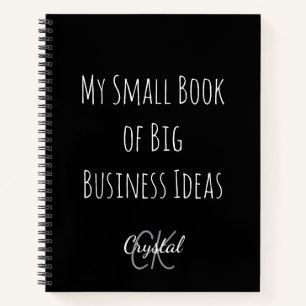 私の小さなビッグビジネスアイデアノート ノートブック