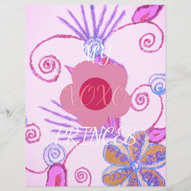 私の小さなプリンセス私はあなたを愛XOXO (正面)