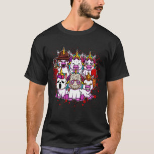私の小さなホラークルー – Halloween Unicorns Tシャツ