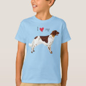 私の小さなマンスターランダーTシャツが大好き Tシャツ (正面)