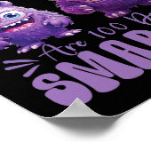 私の小さなモンスターは100個の日頭が切れるが可愛い毛羽 ポスター (角)