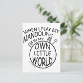 私の小さな世界でマンドリン ポストカード (スタンド正面)