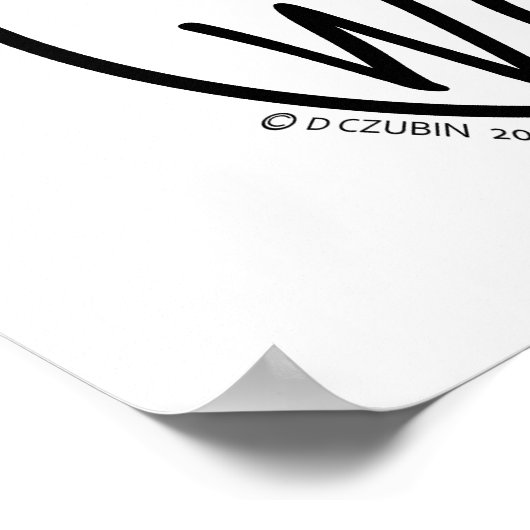 私の小さな世界のドラムで ポスター (角)