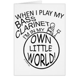 私の小さな世界のバスクラリネットで