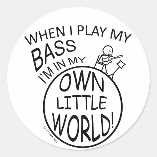 私の小さな世界のベースで ラウンドシール (正面)