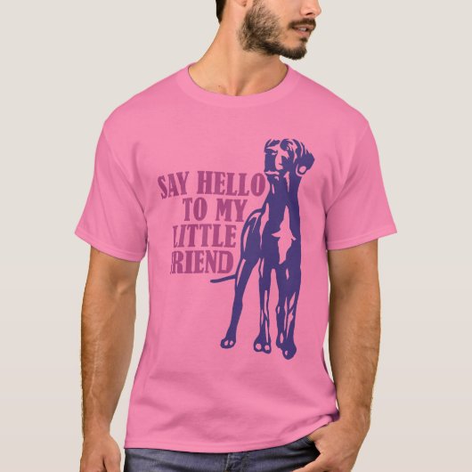 私の小さな友達に挨拶しよう Tシャツ (正面)