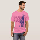 私の小さな友達に挨拶しよう Tシャツ (正面フル)