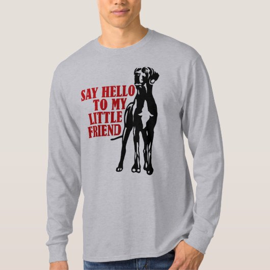 私の小さな友達に挨拶を Tシャツ (正面)
