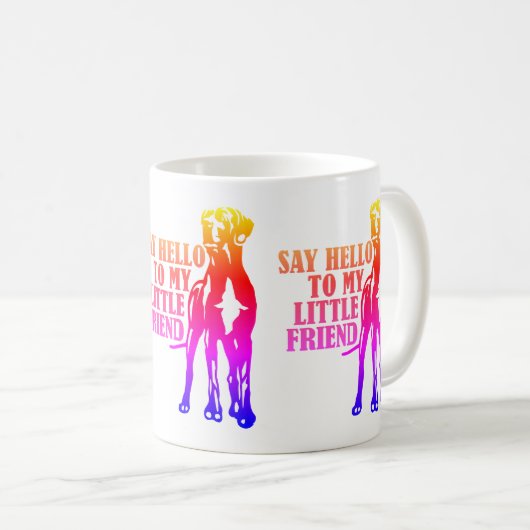 私の小さな友達の虹を祝う コーヒーマグカップ (正面右)