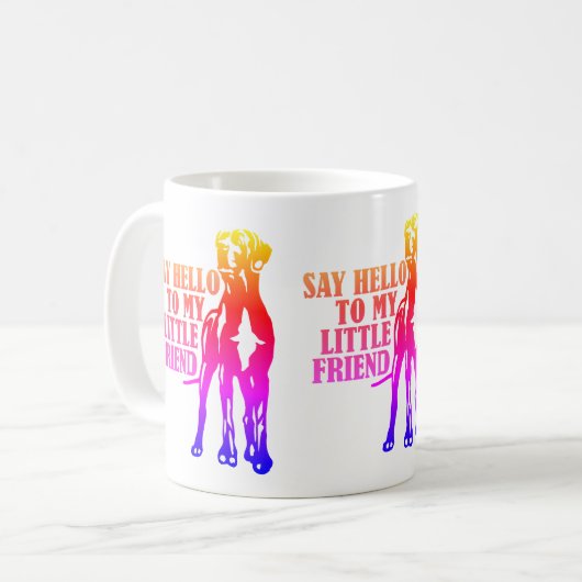 私の小さな友達の虹を祝う コーヒーマグカップ (正面左)