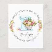 私の小さな名刺をサポートしてくれてありがとう (正面)